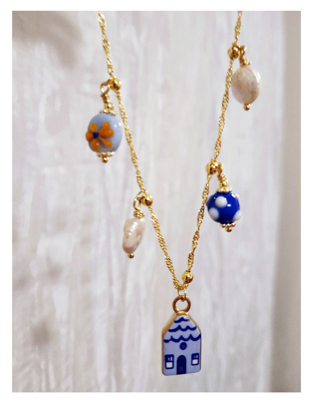 Blu Multicharms Necklace