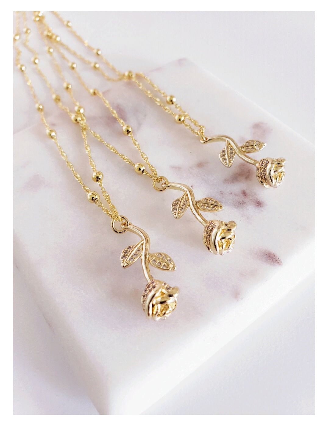 Rose Chain Necklace