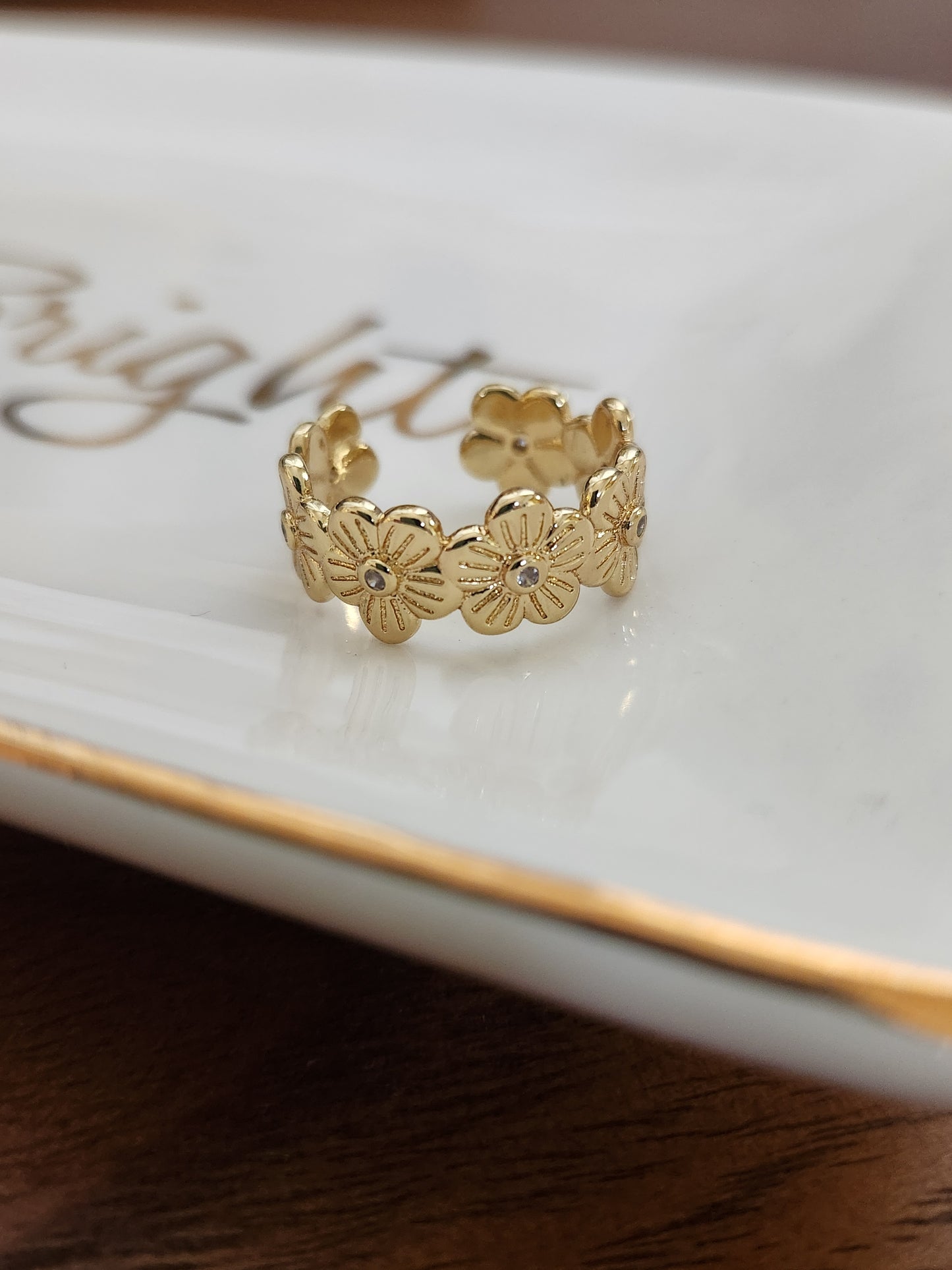 Beth Flower Ring