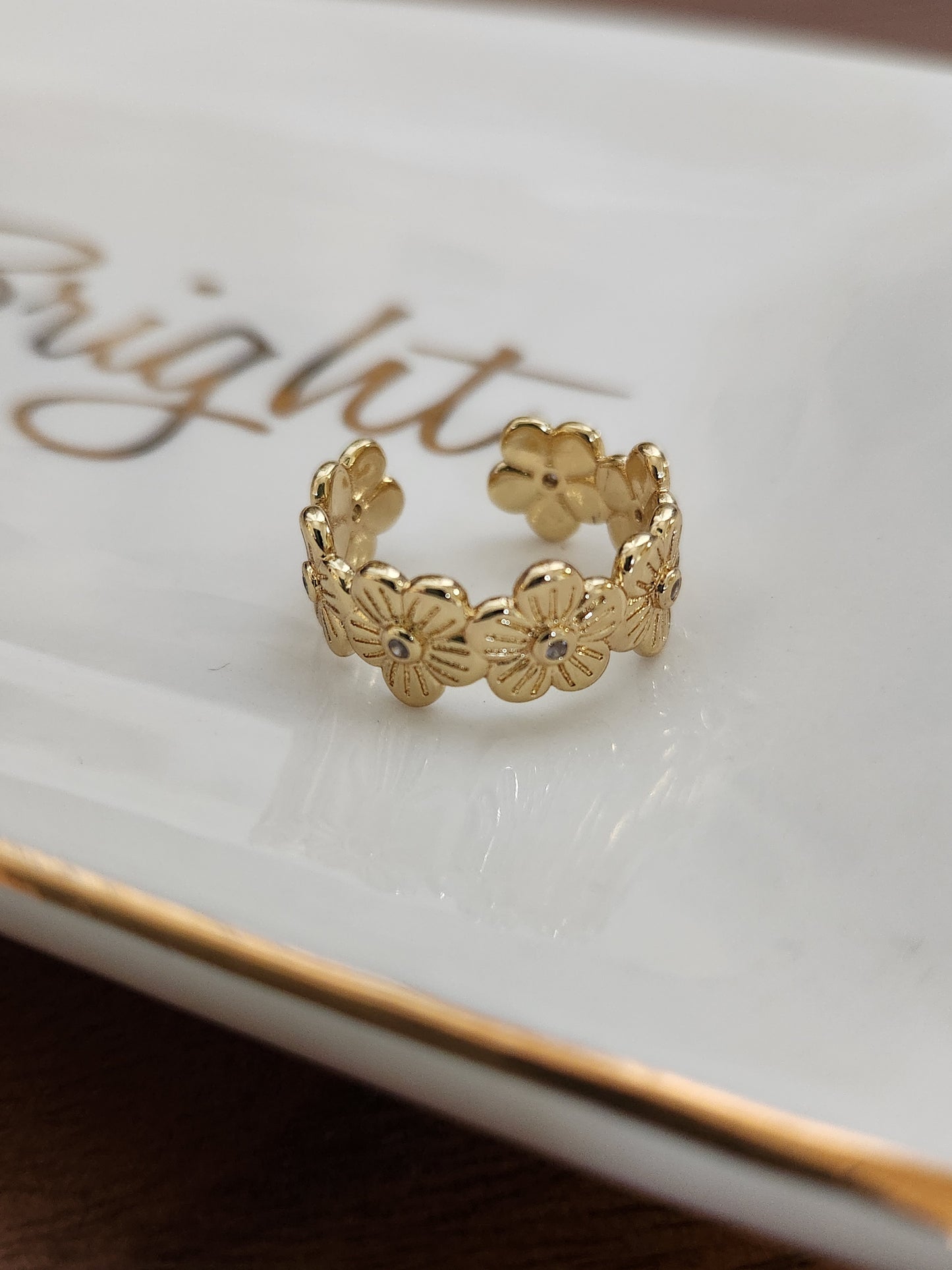 Beth Flower Ring