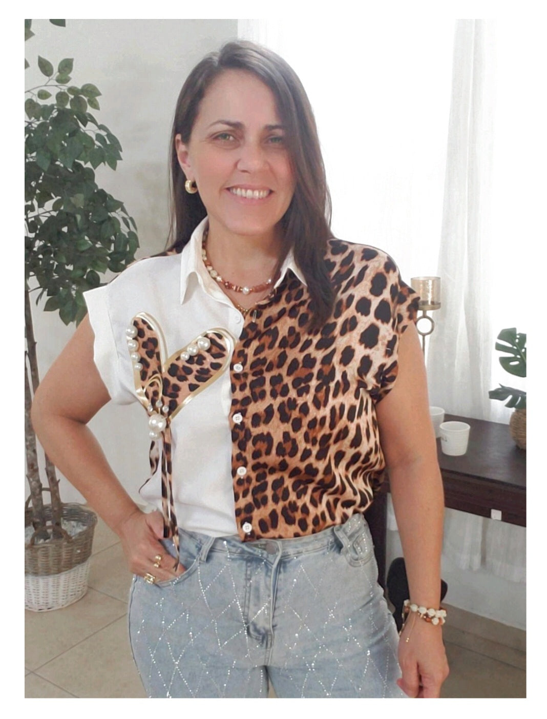 Leopard Top