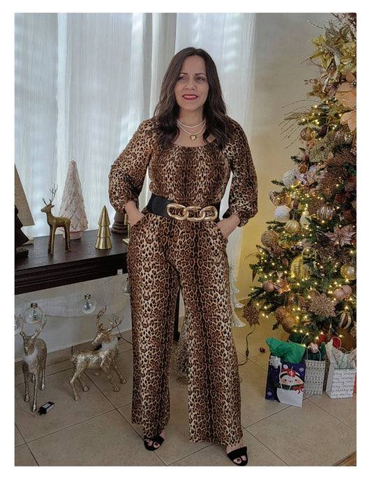 Lolita Leopard Jumpsuit