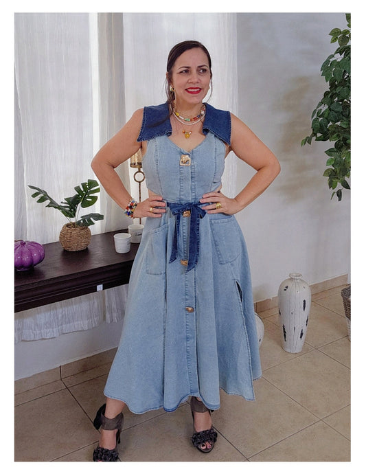 Helene Denim Dress