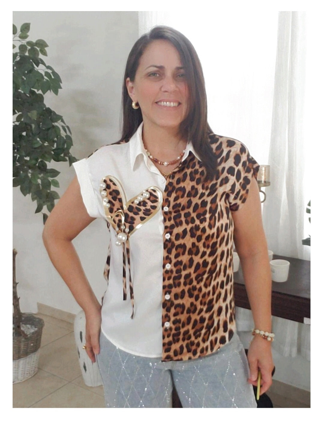 Leopard Top