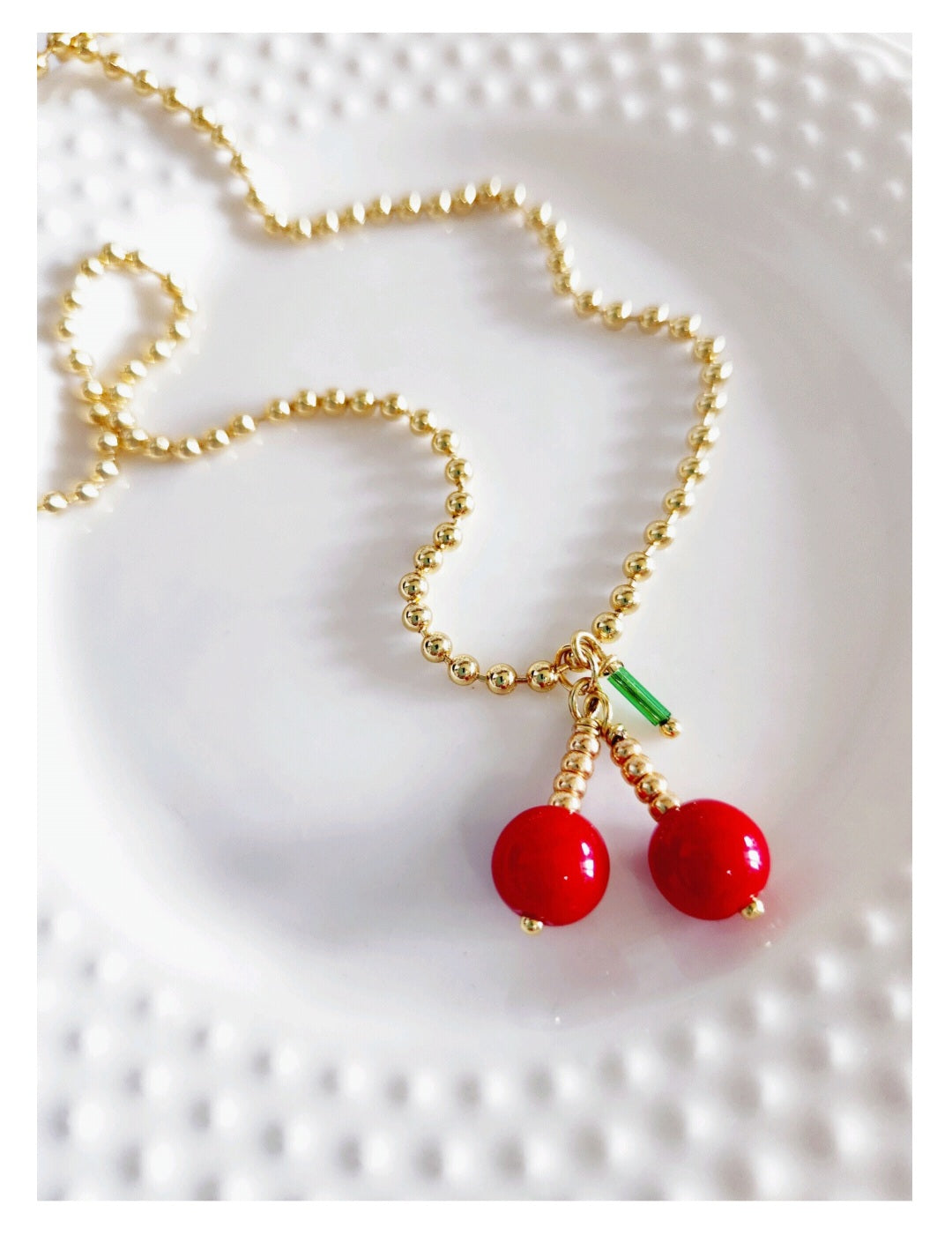 Guanina Cherry Necklace