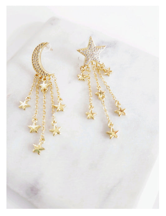 Celeste Moonstar Earrings