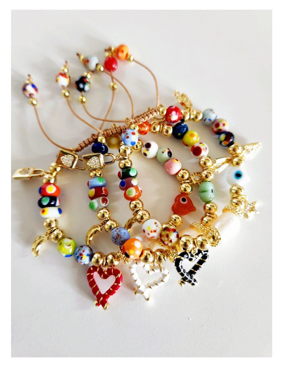 Lovely Multicharms Bracelets