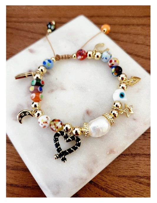 Lovely Multicharms Bracelets