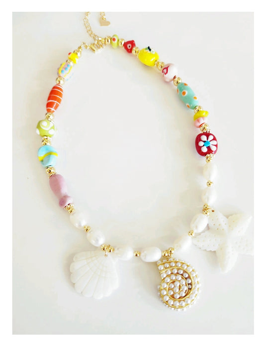 Ocean Multicharms Necklace