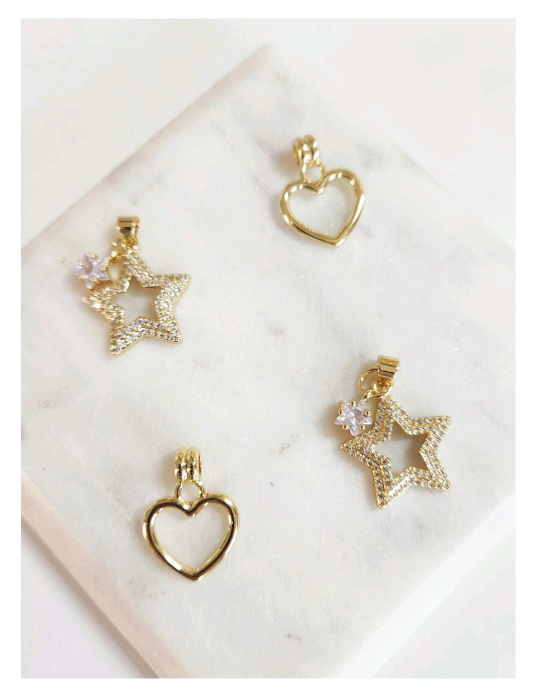 Stars/Heart Charms